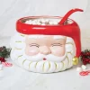 Best 8 Oak Lane Red Santa Punch Bowl with Ladle