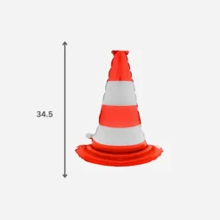 Outlet Partybarco Red Traffic Cone Foil Balloon