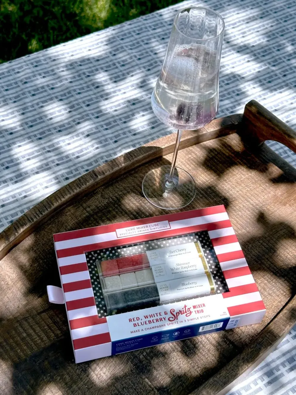 Teaspressa Red White and Blueberry Spritz Mixer Cubes