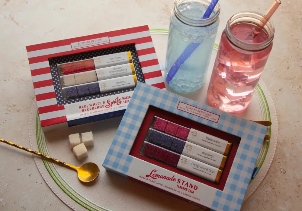 Teaspressa Red White and Blueberry Spritz Mixer Cubes