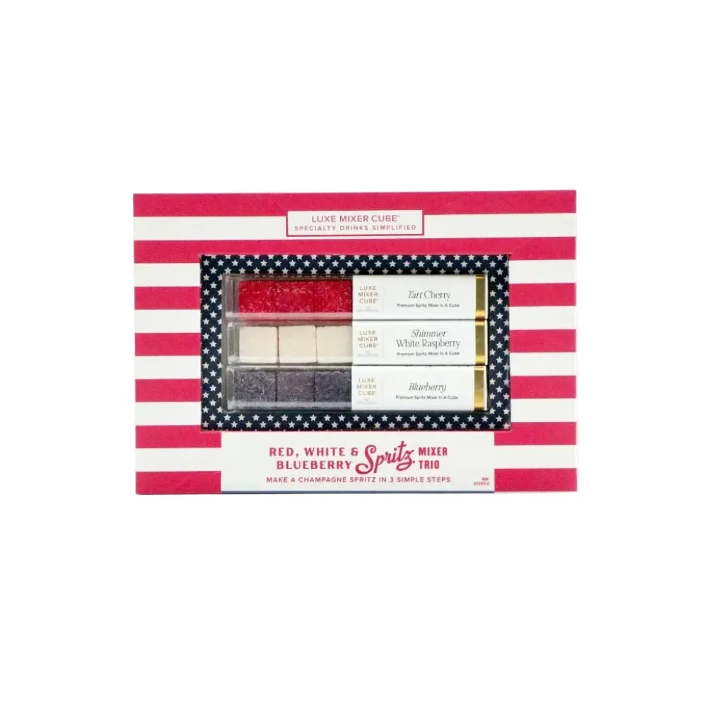Teaspressa Red White and Blueberry Spritz Mixer Cubes