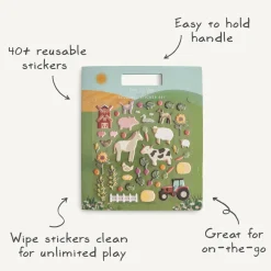 Online Mushie Reusable Sticker Set