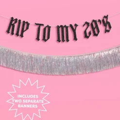Discount xo, Fetti RIP to My 20s Banner Set