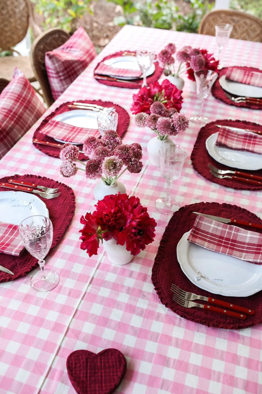 Online Heather Taylor Home Rosehill Plaid Napkins