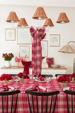 Clearance Heather Taylor Home Rosehill Plaid Tablecloth