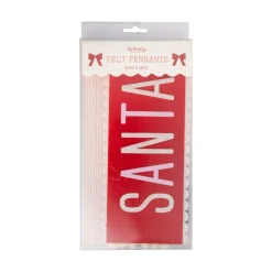 New My Mind’s Eye Santa Felt Pennant Set