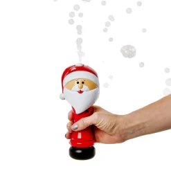 Clearance Two's Company Santa Light-Up Bubble Wand