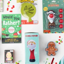 Clearance Two's Company Santa Light-Up Bubble Wand