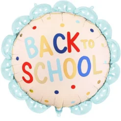 Clearance THE BALLOON HUB Scalloped Back to School Foil Balloon
