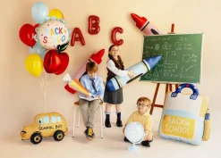 Clearance THE BALLOON HUB Scalloped Back to School Foil Balloon