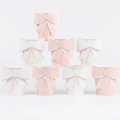 New Meri Meri Scalloped Bow Cups
