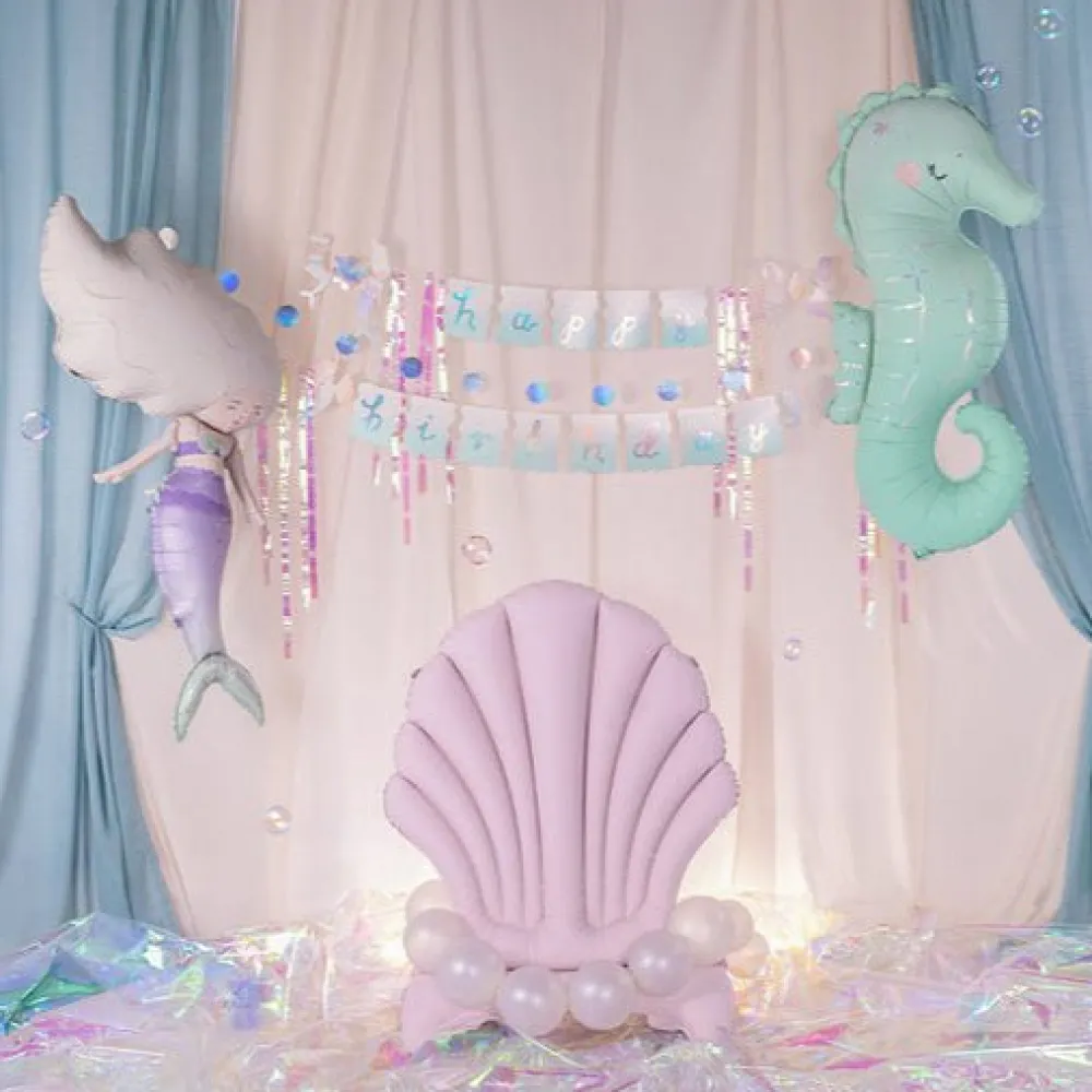 Clearance Party Deco Seahorse Foil Balloon