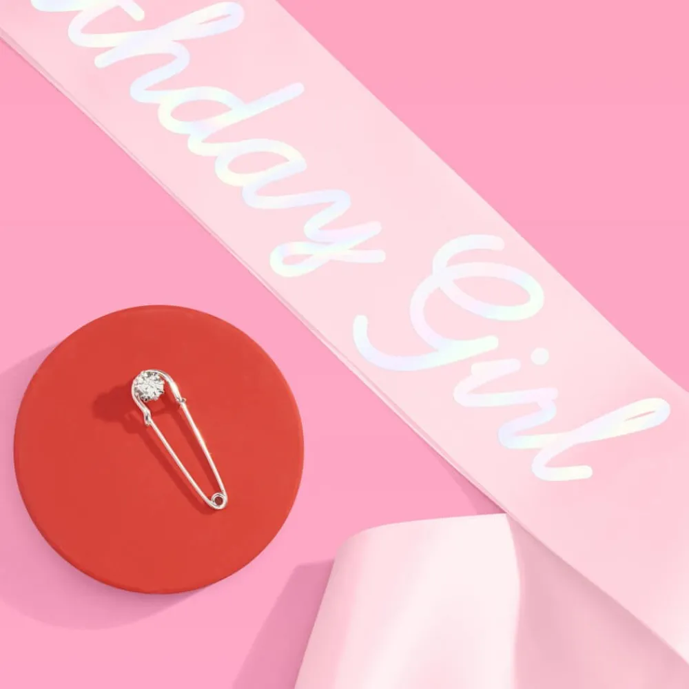 Hot xo, Fetti Shimmer Birthday Girl Sash