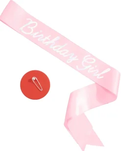 Hot xo, Fetti Shimmer Birthday Girl Sash