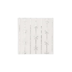 Bonjour Fete Silver Signature Bow Small Napkins