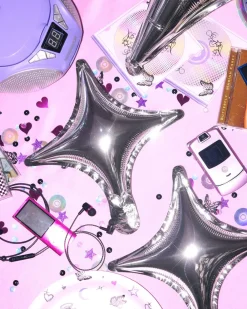 Sale xo, Fetti Silver Sparkle Foil Balloon Set