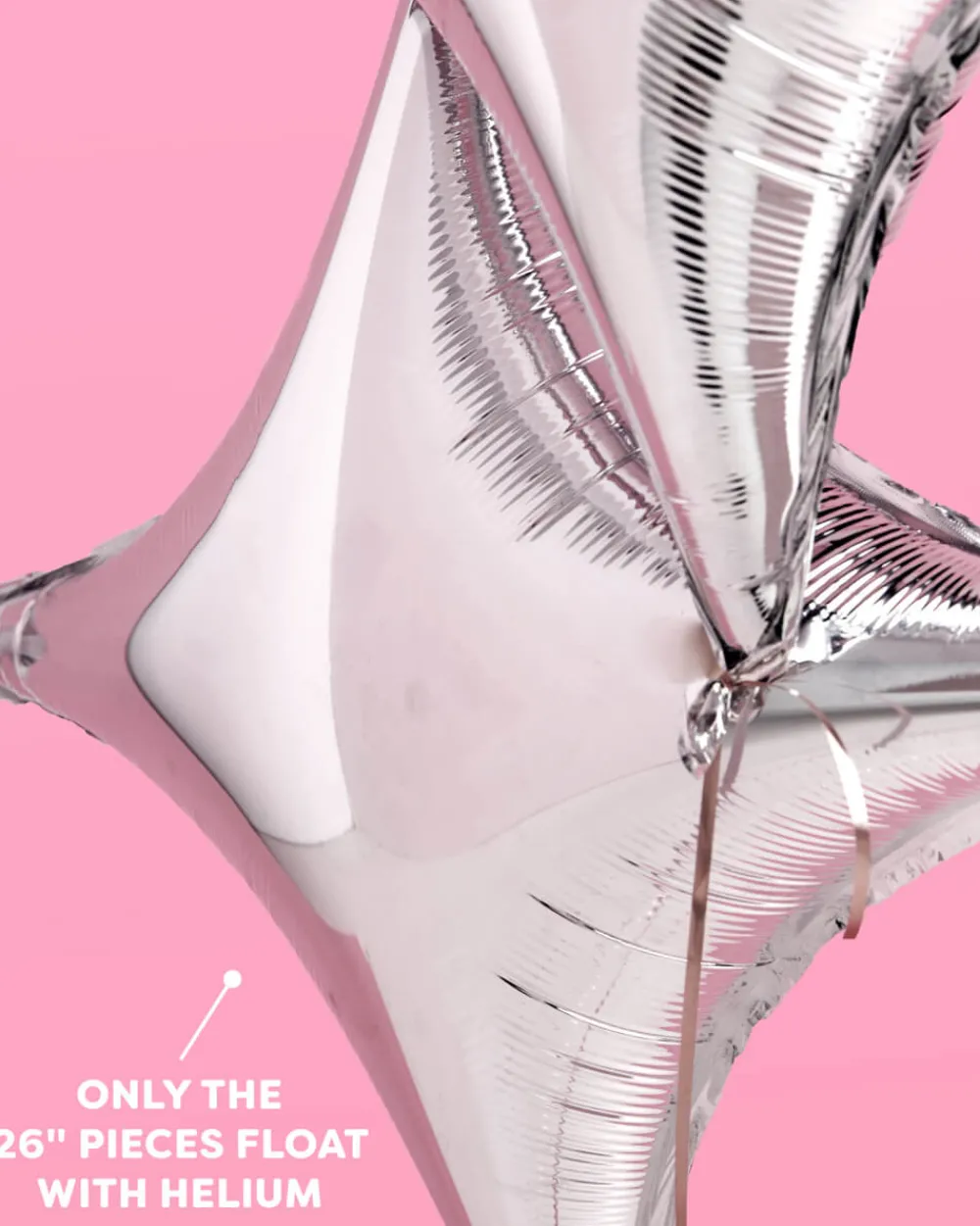 Sale xo, Fetti Silver Sparkle Foil Balloon Set