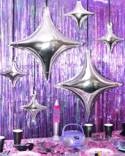 Sale xo, Fetti Silver Sparkle Foil Balloon Set