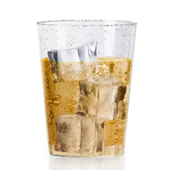 Online Crown Display Silver Sparkle Reusable Tumblers