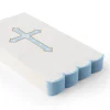 Bonjour Fete Sky Blue Cross Guest Towels