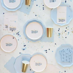 Hot Bonjour Fete Sky Blue Eco Large Napkins