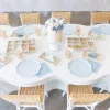 Clearance Bonjour Fete Sky Blue Premium Large Napkins
