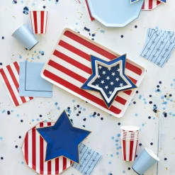 Clearance Bonjour Fete Sky Blue Premium Large Napkins