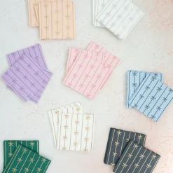 Best Bonjour Fete Sky Blue Signature Bow Small Napkins