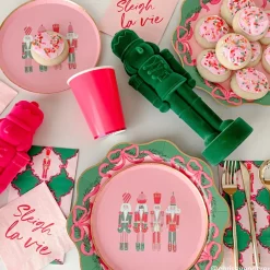 New Bonjour Fete Sleigh La Vie Cocktail Napkins