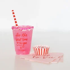 New Bonjour Fete Sleigh La Vie Cocktail Napkins