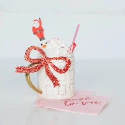 New Bonjour Fete Sleigh La Vie Cocktail Napkins