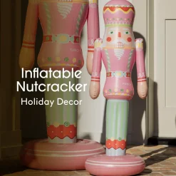 Online Funboy Small Inflatable Pink Nutcracker