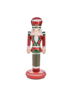 Hot Funboy Small Inflatable Red & Green Nutcracker