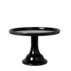 Joyeux Company Small Ink Black Melamine Cake Stand
