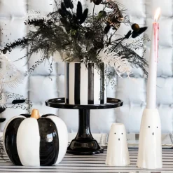 Joyeux Company Small Ink Black Melamine Cake Stand
