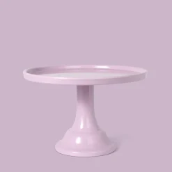 New Joyeux Company Small Lilac Purple Melamine Cake Stand