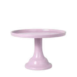 New Joyeux Company Small Lilac Purple Melamine Cake Stand