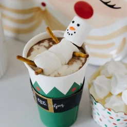 New Two's Company Snowman Marshmallow Candy Gift Bag