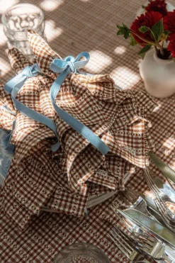 Clearance Heather Taylor Home Soho Nutmeg Brown Napkins