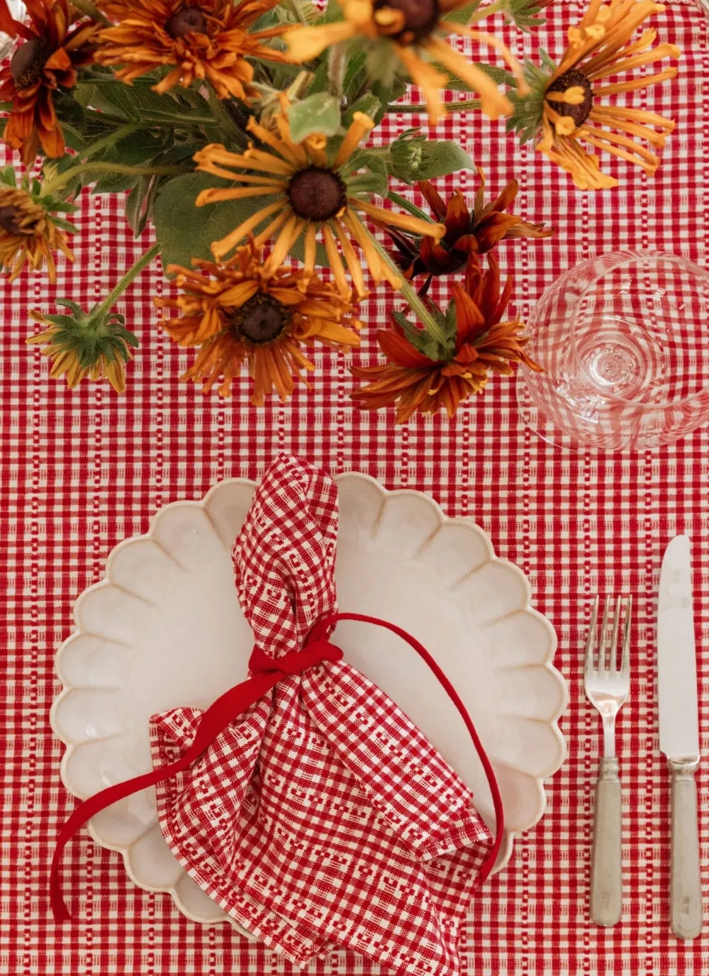 Outlet Heather Taylor Home Soho Red Napkins