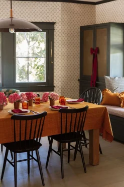 Sale Heather Taylor Home Soho Two Toned Amber Tablecloth