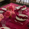 Outlet Heather Taylor Home Soho Two Toned Bordeaux Napkins