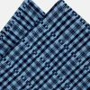Heather Taylor Home Soho Two Toned Indigo Blue Napkins