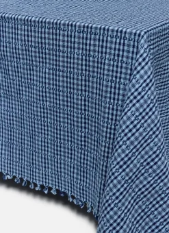 Discount Heather Taylor Home Soho Two Toned Indigo Tablecloth