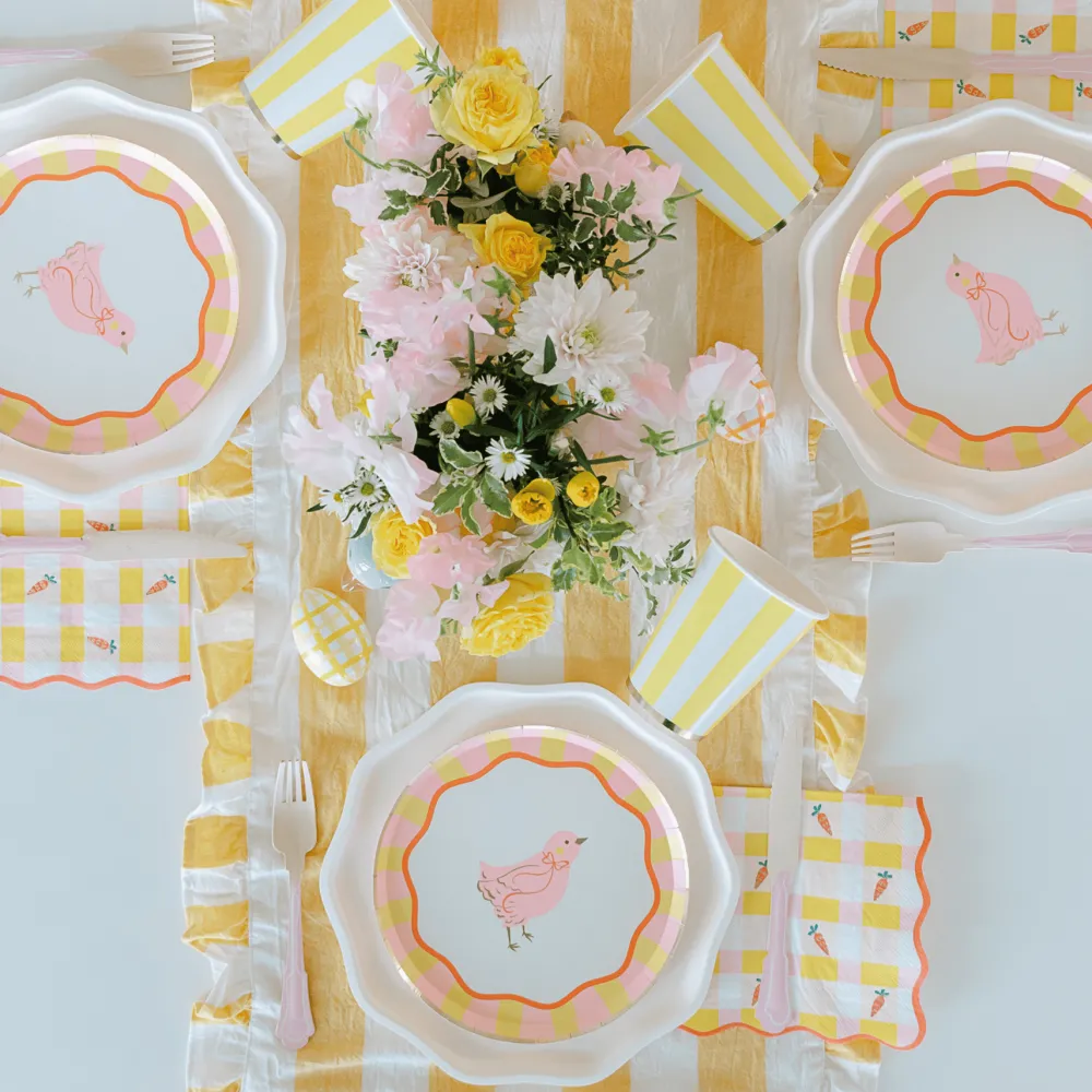 Online Bonjour Fete Soleil Yellow Signature Cabana Stripe Cups