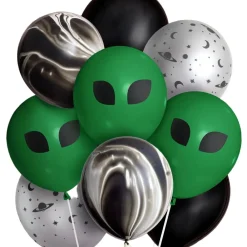 Hot xo, Fetti Space & Alien Latex Balloons