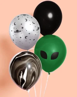 Hot xo, Fetti Space & Alien Latex Balloons