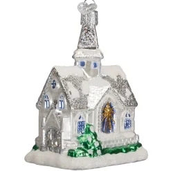 Clearance Old World Christmas Sparkling Cathedral Ornament