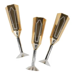 New Caspari Sparkling Flutes Party Poppers