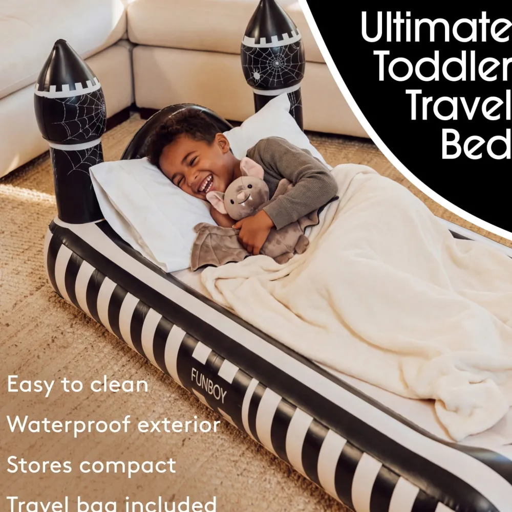 Best Funboy Spider Castle Halloween Kids Air Mattress